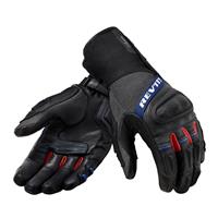 REV'IT! Sand 4 H2O Gloves, Tussenseizoen motorhandschoenen, Zwart Rood