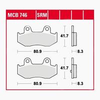 TRW Standaard remblokken, en remschoenen voor de moto, MCB746