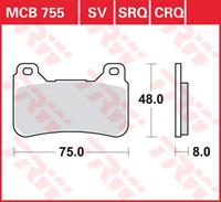 TRW SCR Remblokken, en remschoenen voor de moto, MCB755SCR