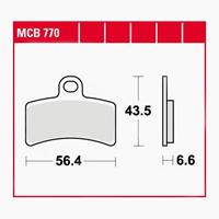 TRW Standaard remblokken, en remschoenen voor de moto, MCB770