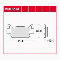 TRW SI Remblokken sinter metaal, en remschoenen voor de moto, MCB823SI