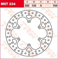 TRW MST vaste remschijf, voor de moto, MST234