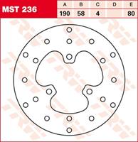 TRW MST vaste remschijf, voor de moto, MST236