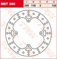 TRW MST vaste remschijf, voor de moto, MST300