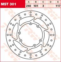 TRW MST vaste remschijf, voor de moto, MST301