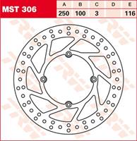 TRW MST vaste remschijf, voor de moto, MST306