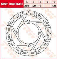 TRW MST vaste remschijf RAC design, voor de moto, MST308RAC