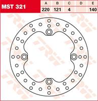 TRW MST vaste remschijf, voor de moto, MST321