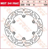 TRW MST vaste remschijf RAC design, voor de moto, MST341RAC