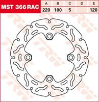 TRW MST vaste remschijf RAC design, voor de moto, MST366RAC