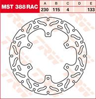 Bremsscheibe Hinterachse TRW MST388RAC