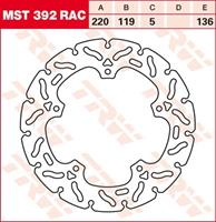 TRW MST vaste remschijf RAC design, voor de moto, MST392RAC