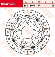 Bremsscheibe TRW MSW238