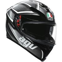 AGV K5 S Tempest Black Silver