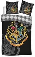 Harry Potter dekbedovertrek  140 x 200 cm zwart