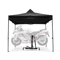 ConStands Set Zentralständer Power-Evo für MV Agusta Brutale 1078 RR 2009 mit Rennzelt 3x3m  schwarz