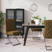 vidaXL Esszimmerstühle 4 Stk.  Braun