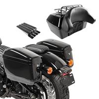 Craftride Topcase Set für Harley Davidson CVO Pro Street Breakout mit Seitenkoffer NV1 