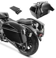 Craftride Topcase Set für Harley Davidson CVO Pro Street Breakout mit Seitenkoffer DL6 