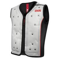 IXS Bodycool Dry jas, Verkoelende vest voor op de motorfiets, Grijs