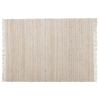 Beliani Vloerkleed beige 140 x 200 cm AFRIN