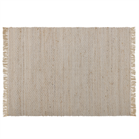 Beliani Vloerkleed beige 140 x 200 ZERDALI