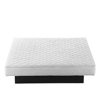 beliani Wasserbettbezug Weiß Baumwolle u. Polyester 140 x 200 cm mit Reißverschluss Unterteil Geschloßen Trennbares Oberteil Wasserbett Matratzenbezug - Weiß
