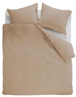 Ambiante Dekbedovertrek Uni Cotton Khaki-Lits-jumeaux (260 x 200/220 cm)