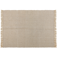 Beliani Vloerkleed beige 140 x 200 cm ADABAG