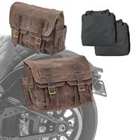 Craftride Set 2x Seitentasche für Kawasaki VN 2000 / 800 / Classic Satteltasche  CV1 braun