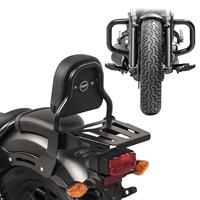 Craftride Set Sissybar mit Gepäckträger + Sturzbügel für Honda Rebel 500 17-21  XS3