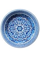 Moooi Carpets Delft Blue Plate - 250 rond Rond Vloerkleed