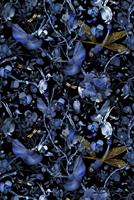 Moooi Carpets Biophilla Blue Black - 300x400 cm