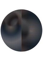 Moooi Carpets Trichroic Hoxton Round - 350 rond Rond Vloerkleed