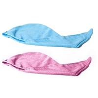 Orange85 Haarhanddoek - Roze En Blauw - Twee Stuks - Haar Handdoek - Handoek Voor Haar