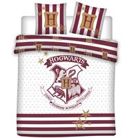 Harry Potter Dekbedovertrek Hogwarts - Lits Jumeaux - 240 X 220 Cm - Wit