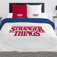 Stranger Things Dekbedovertrek - Lits Jumeaux - 240 X 220 Cm - Wit