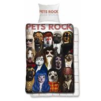 Pets Rock Dekbedovertrek - Multi - 1-persoons 140x200 Cm