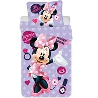Disney Minnie Mouse Dekbedovertrek Hi There! - 140 X 200 Cm - Polyester