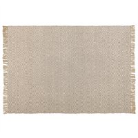 Beliani Vloerkleed beige 140 x 200 cm POZANTI