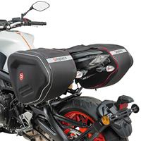 Bagtecs Set: Seitentaschen RF1 für Yamaha MT-10 / MT-03 / MT-125 + Motorrad Abdeckplane Yamaha MT-125 Tourtecs L schwarz