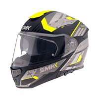 SMK Gullwing Tekker Grey Yellow Modular Helmet