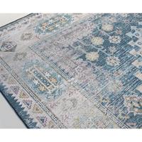 Lizzely Garden & Living Vloerkleed Vintage 200x350cm Donkerblauw Perzisch Oosters Tapijt (Voorbestelling)