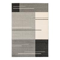 Astra Teppich Samoa • Kunstfaser • 5 Groessen - Grau / 140 x 200 cm