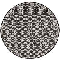Teppich »Lineo black wool 120 cm«, Dekoria, Höhe 1 mm