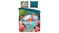 Pure Dekbedovertrek Flamingo-Lits-jumeaux (240 x 200/220 cm)