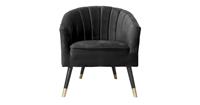 Leitmotiv Chair Royal velvet black