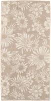 Cawö Handtücher Two-Tone Edition Floral sand - 33 beige Gr. 80 x 150