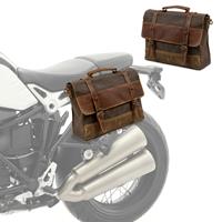 Craftride Set 2x Seitentasche für Benelli Leoncino 250 Satteltasche  CV5 braun