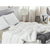 Beliani - Ganzjährige Bettdecke Japara Baumwolle / Entenfedern 240 x 220 cm weiß Taufstein - Weiß